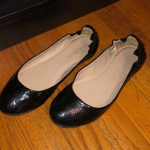 Black flats size 7